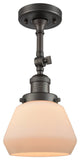 Franklin Restoration Fulton 1 Light Semi-Flush Mount, Oil Rubbed Bronze, Matte