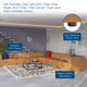 Sectional Sofa Set, Faux Vegan Leather, Tan, Modern, Living Lounge Hospitality