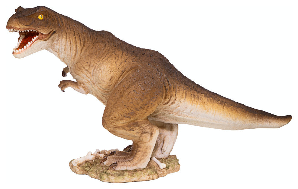 Scaled Trex Dinosaur Statue