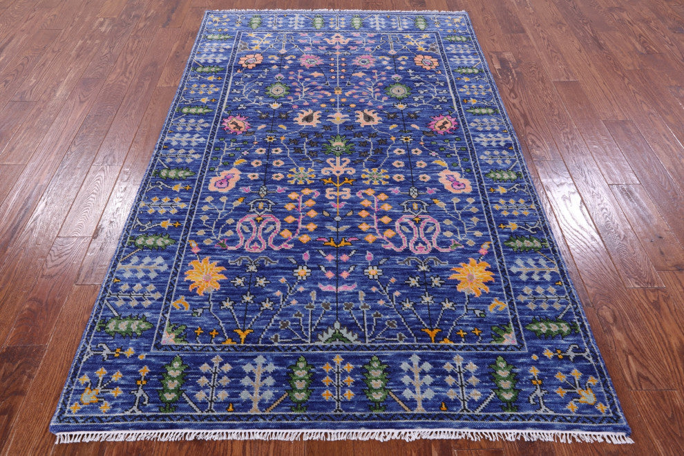 5' 0" X 8' 0" Turkish Oushak Handmade Wool Rug - Q15878