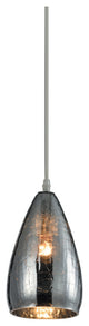 1-Light Pendant LED Light, Hand Blown Glass