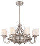 Savoy 36-329-FD-SN, Etesian 8 Light Fan D'lier