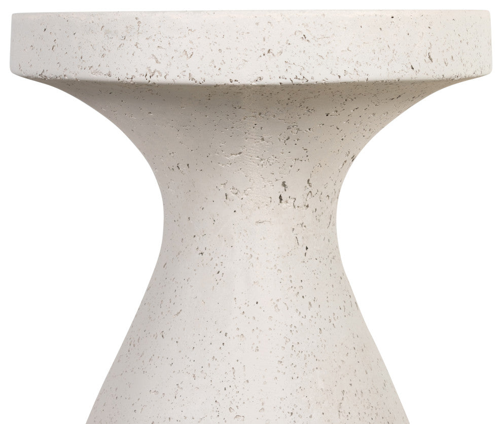 Koda Outdoor End Table-Textured Grey