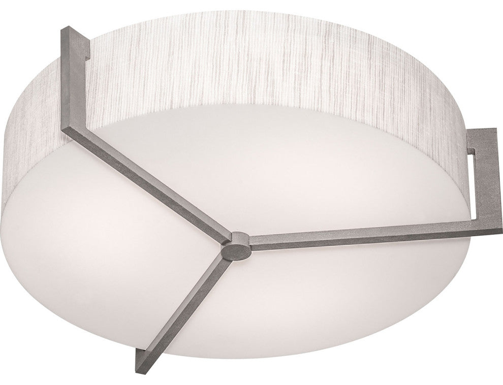 Apex Ceiling Light LED 42W, Weathered Grey/Jute