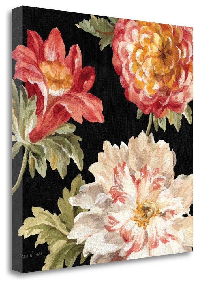 "Mixed Floral IV Crop II" By Danhui Nai, Giclee Print on Gallery Wrap Canvas