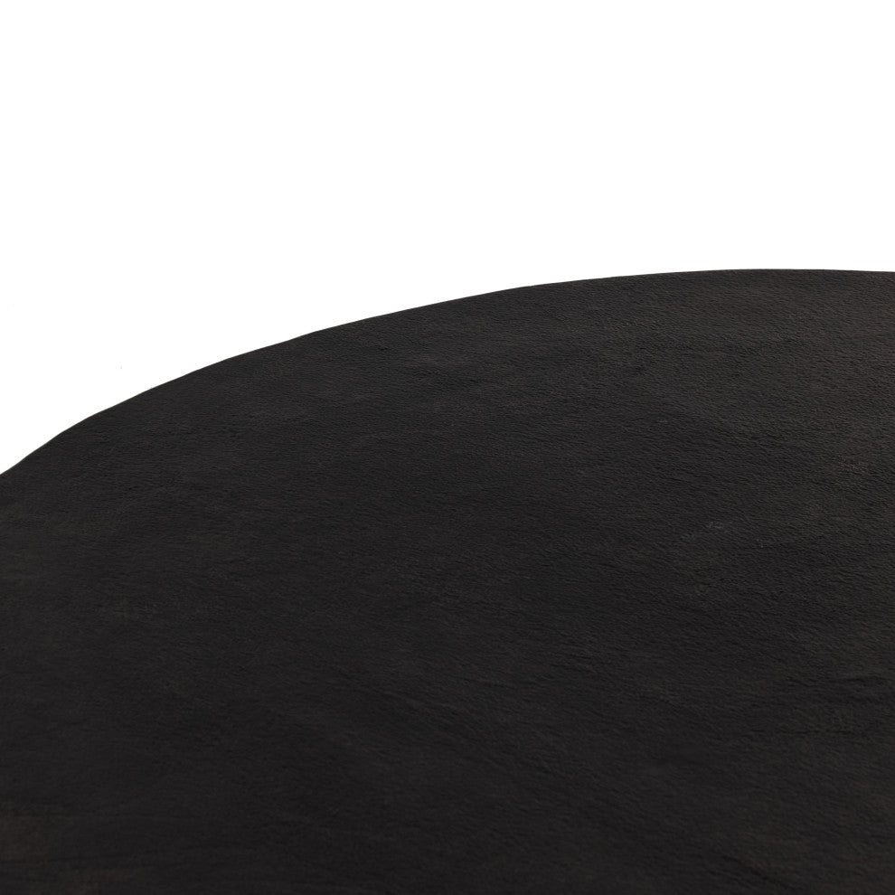 Sante 36" Coffee Table-Raw Black