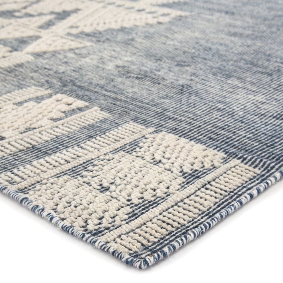 Jaipur Living Torsby Hand-Knotted Tribal Blue/ Ivory Area Rug 12'X15'