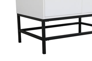 Home Living 19" Modern White-Light Bathroom Vanity