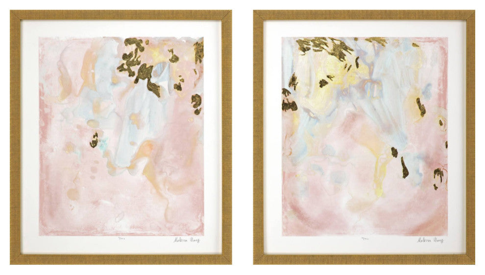 Gold Planet II Artwork, 2-Piece Set