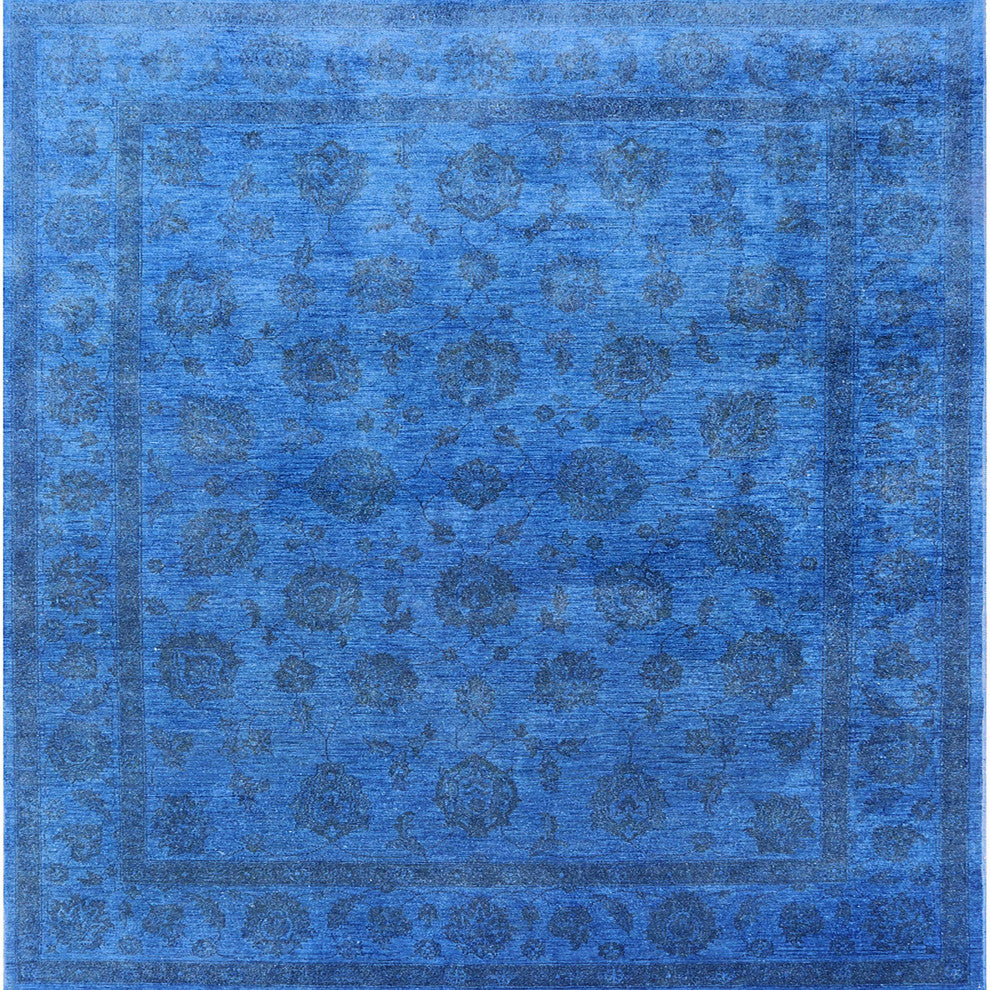 Ahgly Company Indoor Square Mid-Century Modern Area Rugs, 4' Square