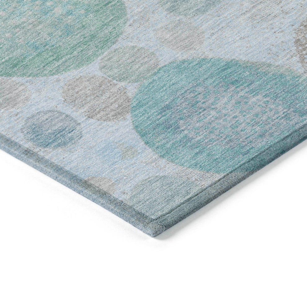 Machine Washable Indoor/Outdoor Chantille ACN1896 Sky 10' x 14' Rug