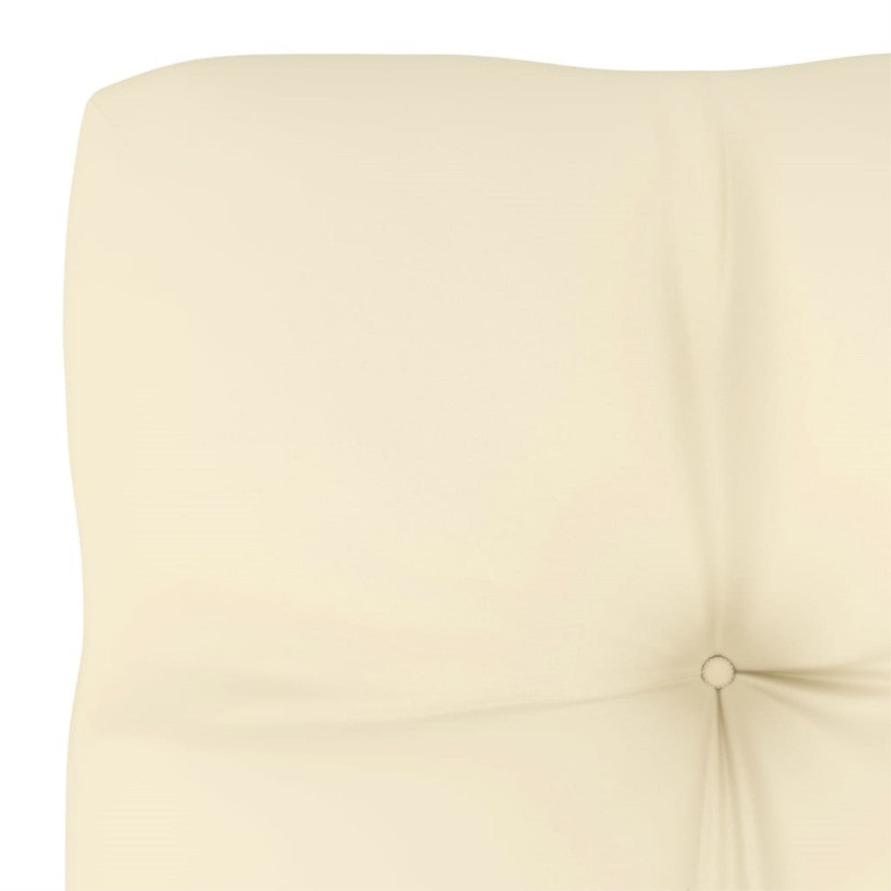 Vidaxl Pallet Sofa Cushion Cream 27.6"x27.6"x4.7"