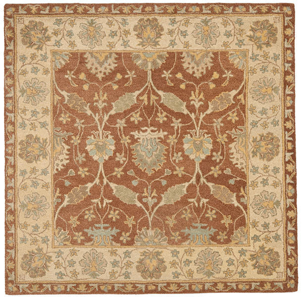 Safavieh Antiquities at315a Rug, Brown/Taupe, 8'0"x8'0" Square