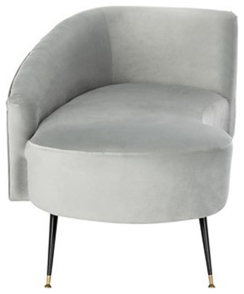 Safavieh Evangeline Parisian Settee, Grey/Black