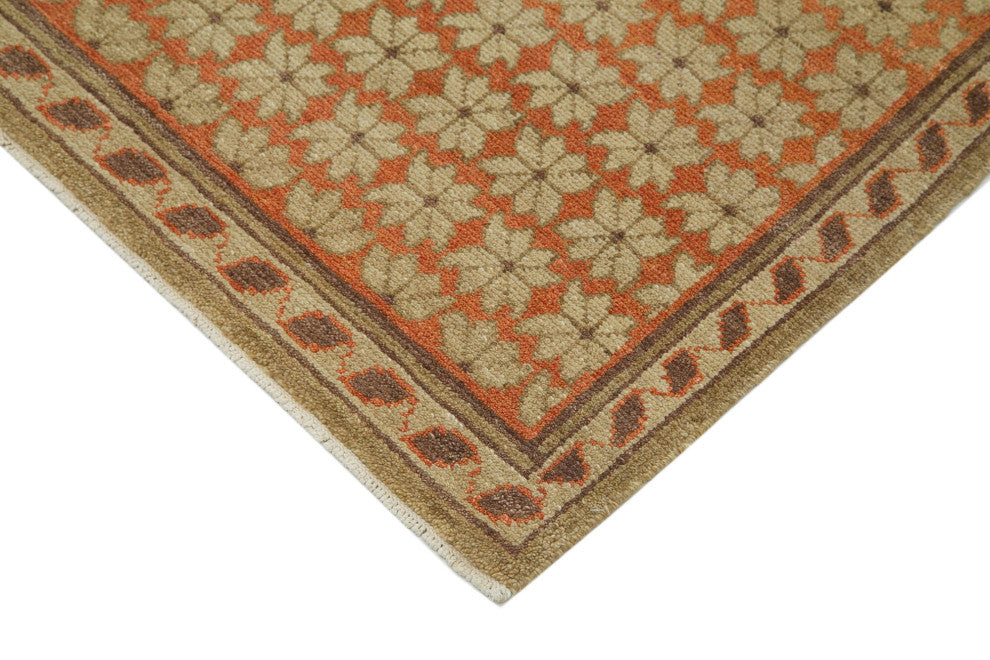 Rug N Carpet - Hand-Knotted Oriental 8' 2" x 10' 1" Unique Oushak Area Rug