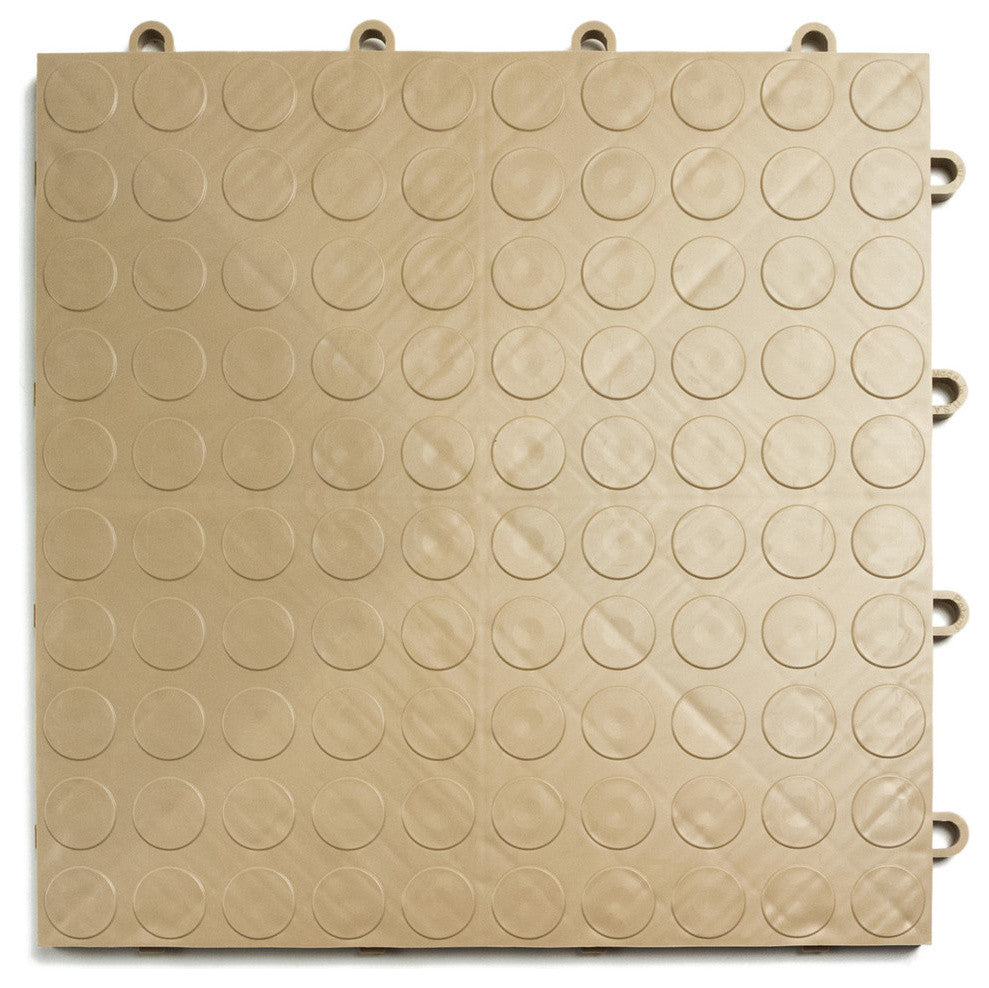 12"x12" GarageDeck Modular Garage Flooring, Beige
