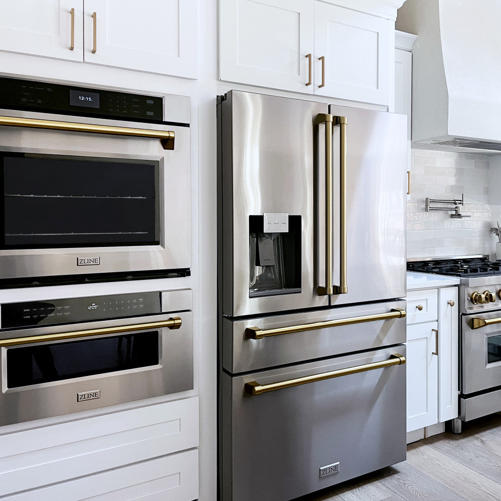 Microwave Drawer, Stainless Steel and Champagne Bronze, MWDZ-30-CB