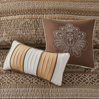 Madison Park Jacquard Coverlet 6-Piece Set, King