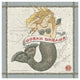 "Drift Away Mermaid" Digital Paper Print by Sue Schlabach, 20"x20"
