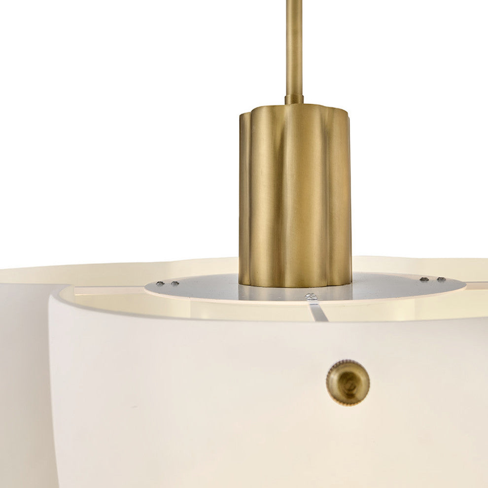 Hinkley Becca Large Pendant, Heritage Brass