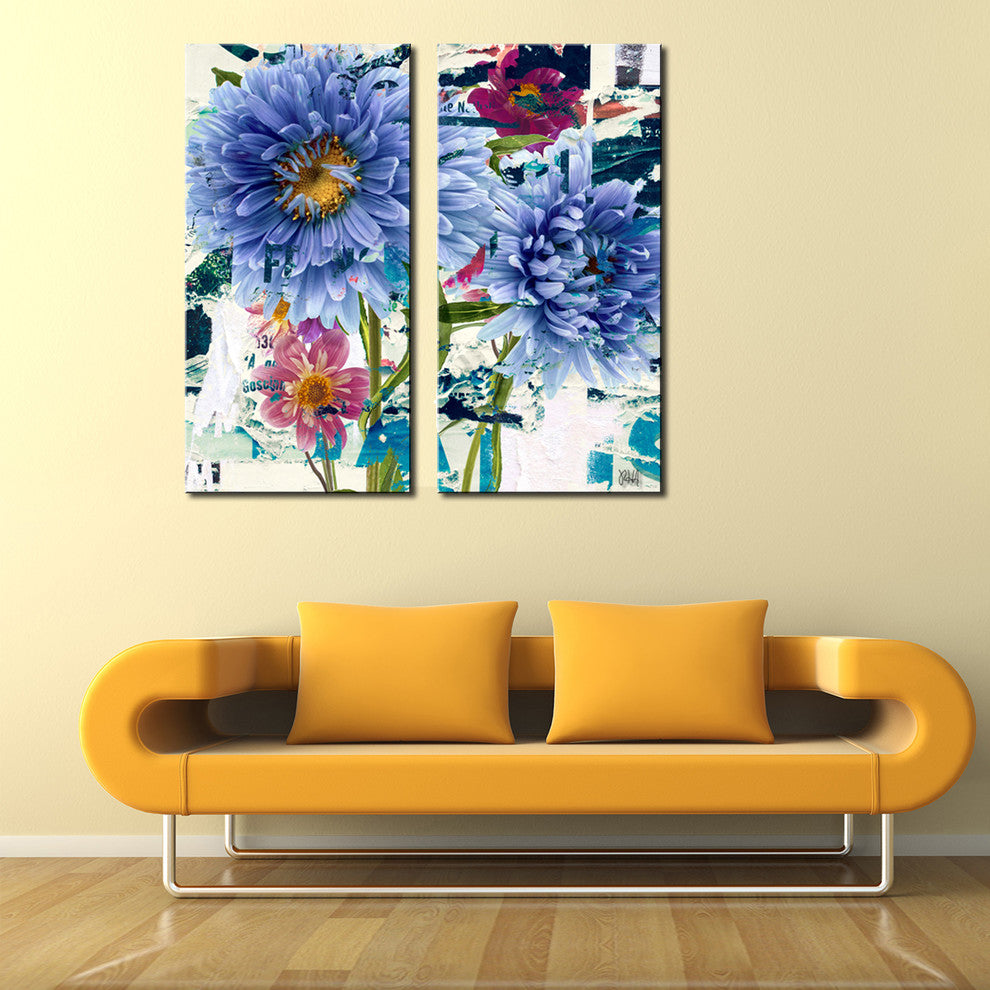Painted Petals LXXIV Canvas Art, 2-Piece Set