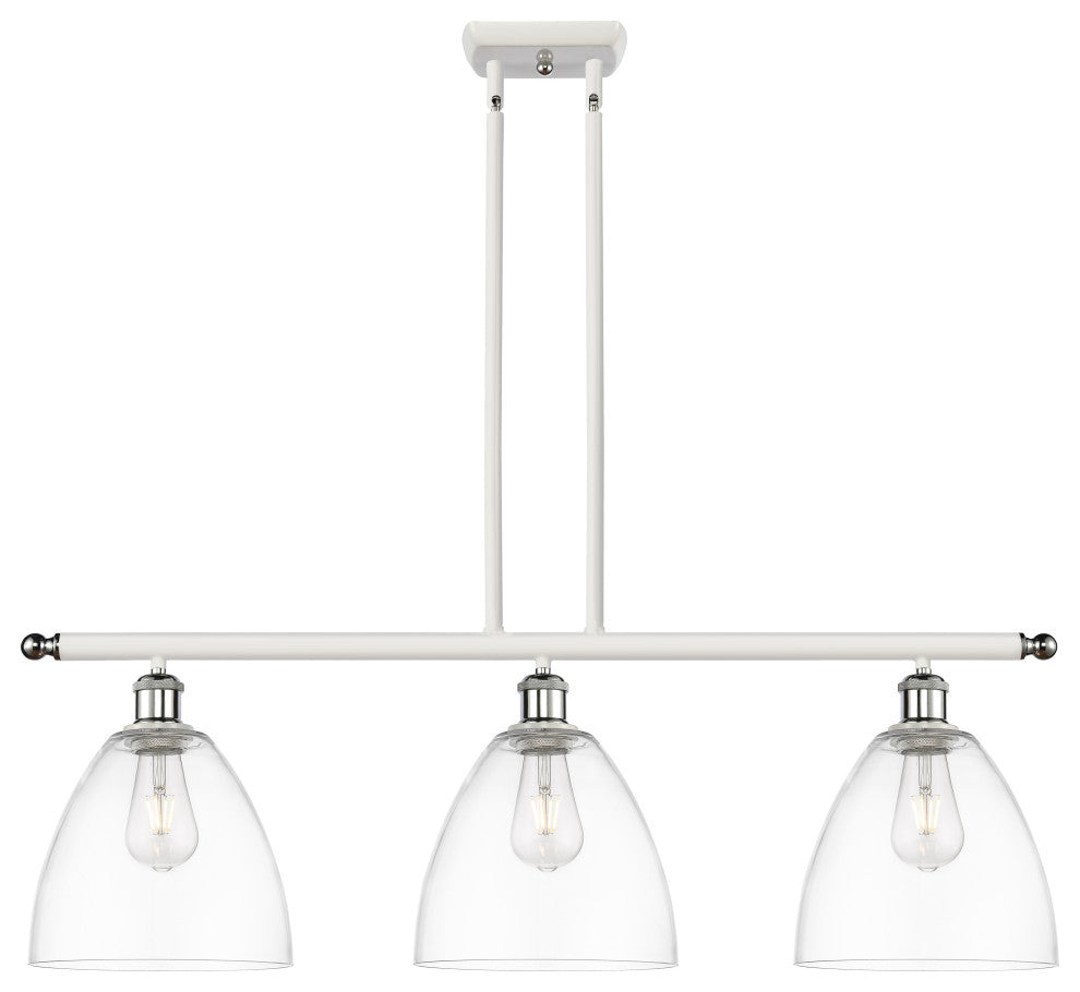 Innovations 516-3I-WPC-GBD-92 3 Light Island Light, White, Polished Chrome
