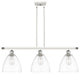 Innovations 516-3I-WPC-GBD-92 3 Light Island Light, White, Polished Chrome