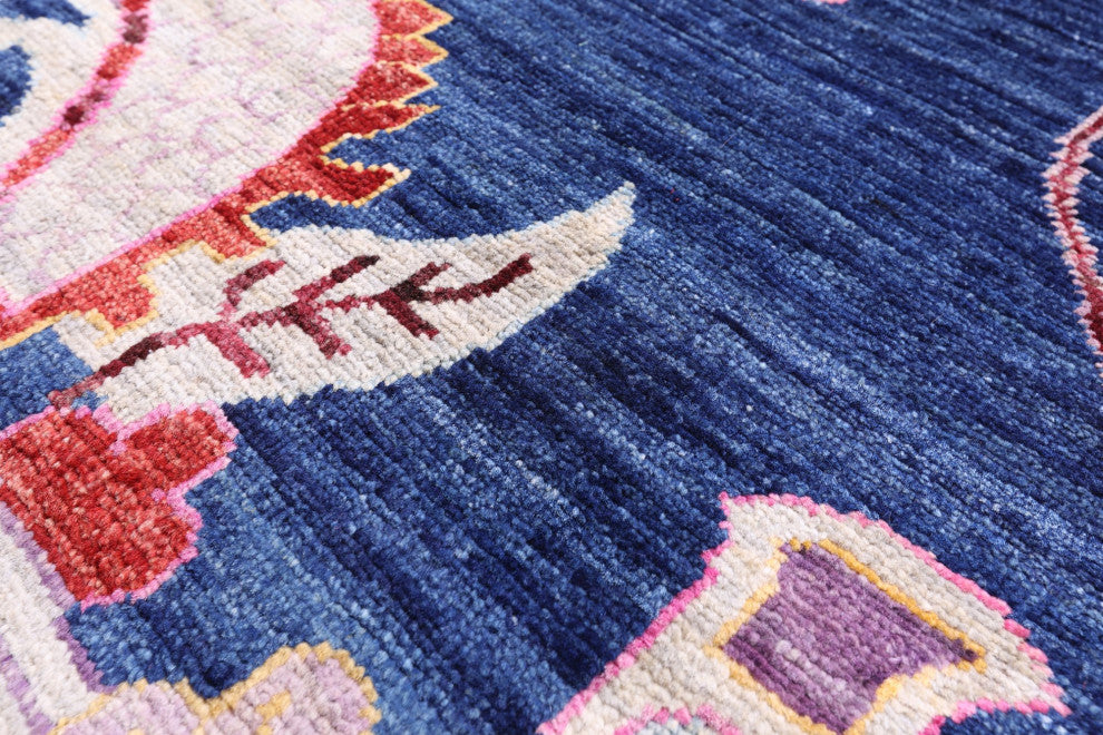 Hand Knotted Dragon Design Wool Rug 8' 0" X 9' 7" - Q12662