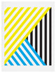 Deny Designs Three Of The Possessed Wave TriColour Art Print