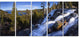 Eagle Falls Emerald Bay Lake Tahoe, Landscape Canvas Print, 60"x28", 5 Panels