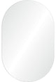 Salta Oval Frameless All Glass Wall Mirror