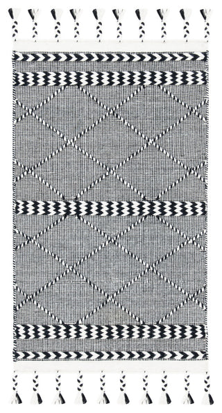 Safavieh Casablanca Collection CSB575Z Rug, Black/Ivory, 8' X 10'