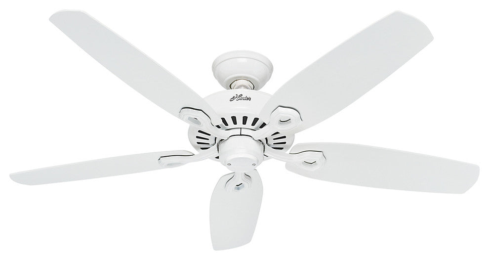 Hunter Fan 53240 Builder Elite Ceiling Fan, Snow White, 52"