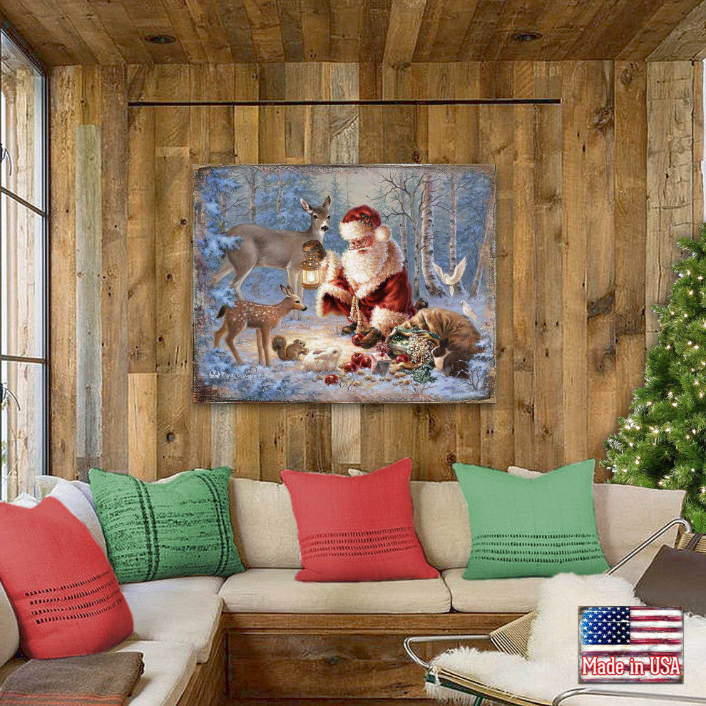 Abundance of Joy Wooden Block, 48 X 36