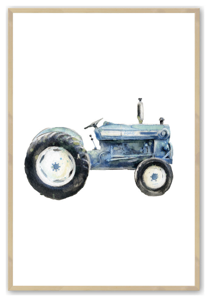 Raw Maple 16" x 20" Tractors, Set of 3