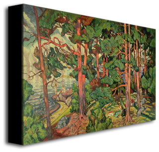 'Fauve Landscape' Canvas Art by Carl Edvard Diriks