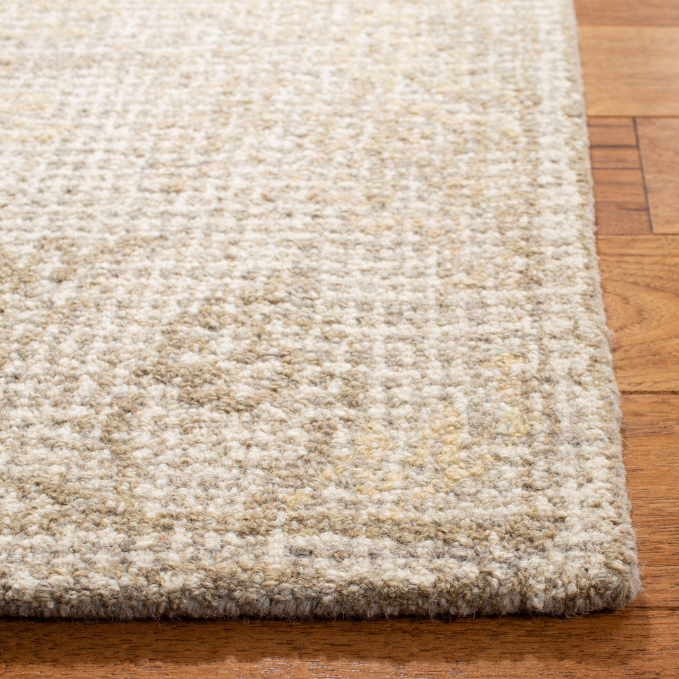 Safavieh Couture Abstract Collection, ABT527 Rug, Light Grey/Ivory, 2'3"x8'