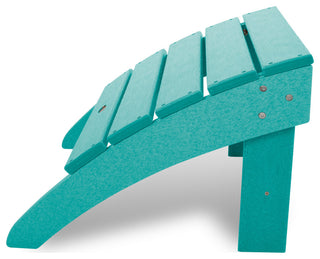 Polywood South Beach Adirondack Ottoman, Aruba