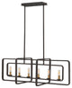 Hinkley Quentin Six Light Linear Chandelier 4815KZ