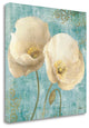 "Poppies On Paisley" By Albena Hristova, Giclee Print on Gallery Wrap Canvas