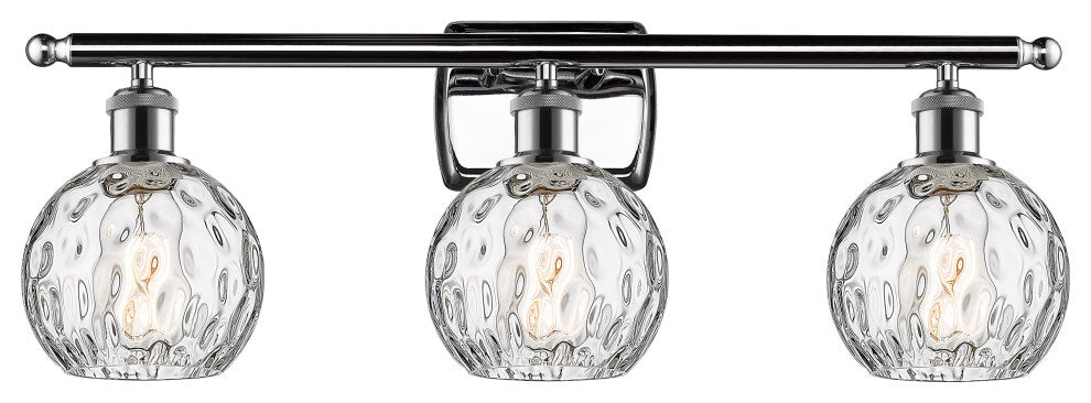 Innovations 516-3W-PC-G1215-6-LED 3 Light Bath Vanity Light, Polished Chrome