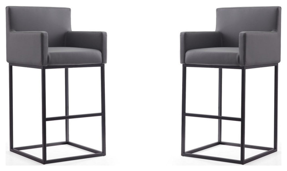 Manhattan Comfort Ambassador Bar Stool, Set of 2