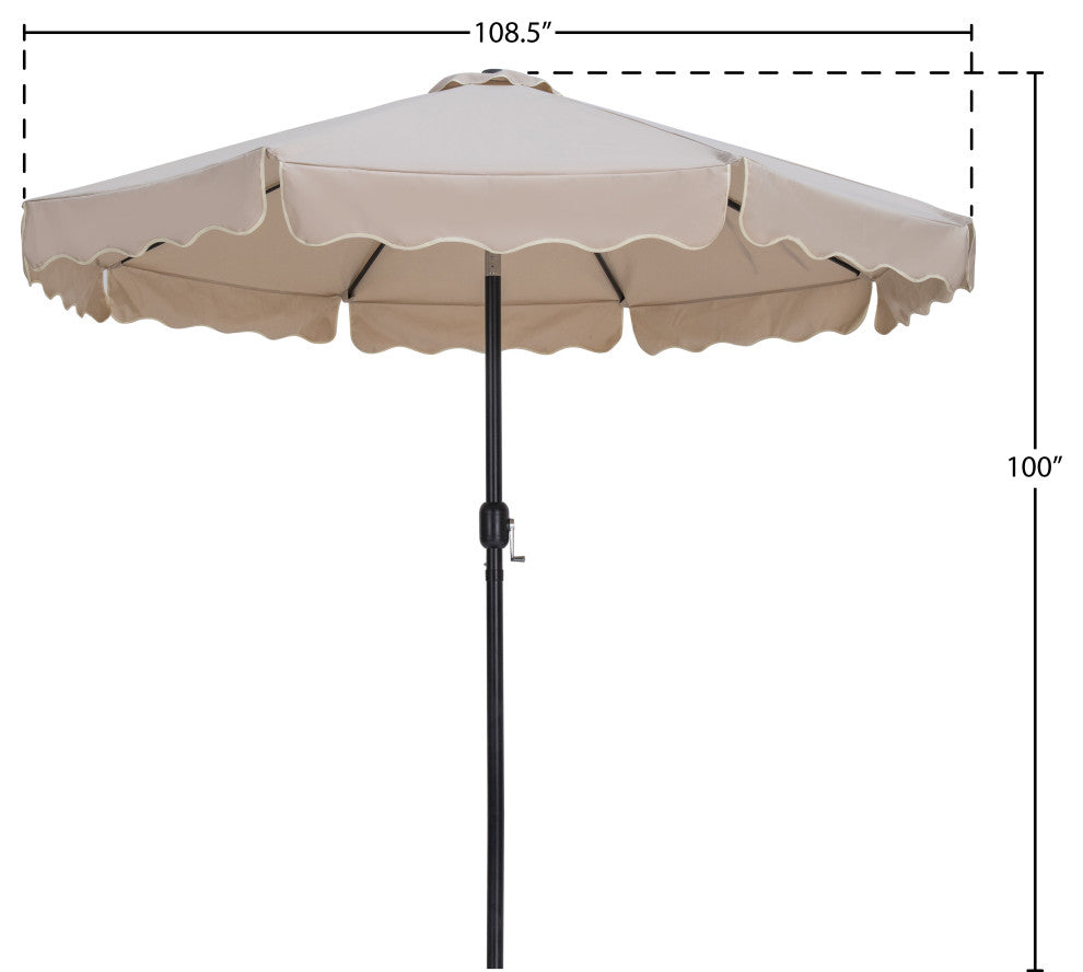 Amalfi Patio Umbrella, Beige, No Base