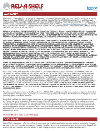 Cloth Hamper Bag Insert For Rev-A-Shelf Closet Baskets, 22"Wx18-1/4"D