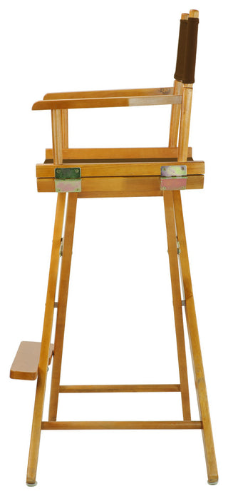 030" Director's Chair Honey Oak Frame-Brown Canvas