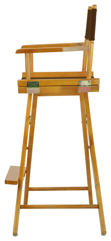 030" Director's Chair Honey Oak Frame-Brown Canvas