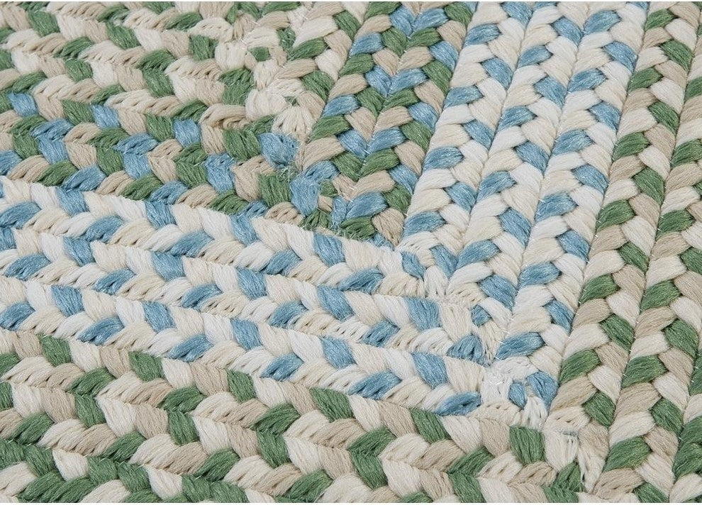 Colonial Mills Rug Montego Lily Pad Green Square