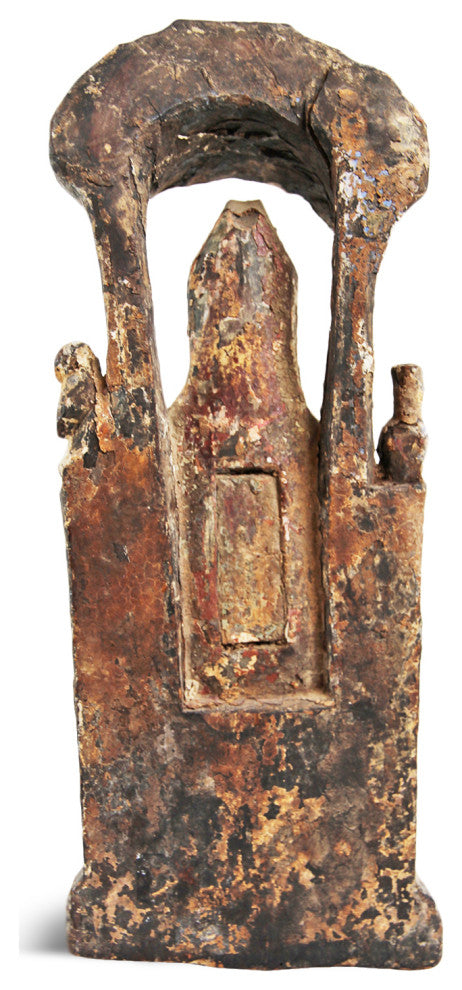 Consigned Wood Quan Yin Figure