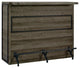 Coaster Farmhouse Wood 5-Shelf Bar Unit with Metal Footrest in Oak