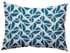 Kaleidoscope Graffiti Accent Pillow, Unreal Teal, 14"x20"
